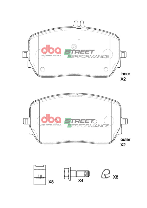 DBA 2021+ Mercedes-Benz GLE53 AMG 4Matic SP Performance Front Brake Pads - DB15264SP