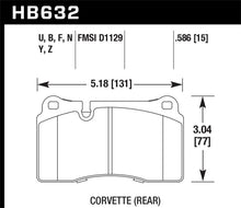 Load image into Gallery viewer, Hawk 2007-2015 Volkswagen Tourareg Base/V6/V6-Sport/TDI HPS 5.0 Performance Rear Brake Pads - HB632B.586