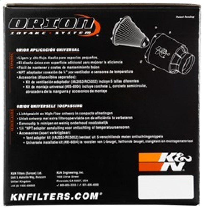 K&N Orion Universal Air Cleaner Assembly - 54-5000