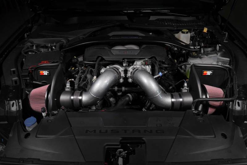 K&N 2024+ Ford Mustang V8 5.0L Typhoon Performance Air Intake System - 69-3541TC
