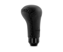 Load image into Gallery viewer, Momo Anatomico Shift Knob - Black Leather, Black Stitching - ALBK1