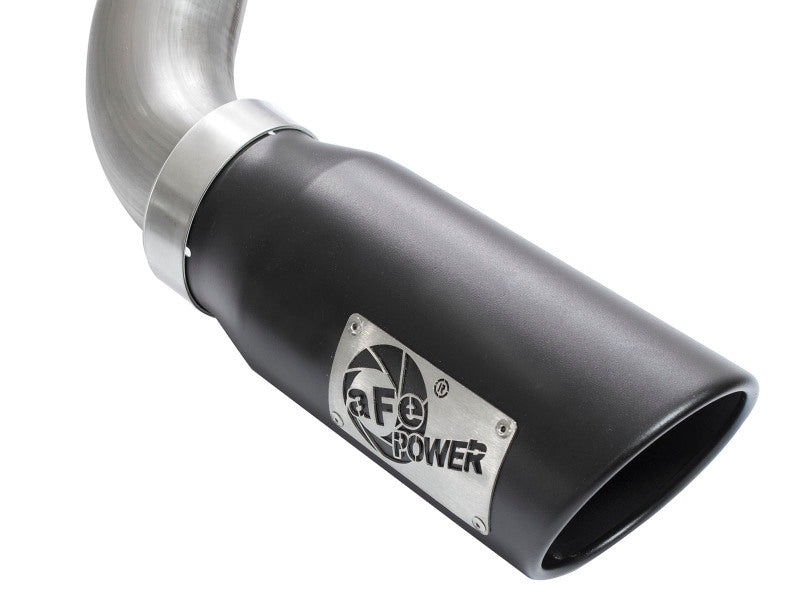 aFe MACHForce XP Exhausts Cat-Back Black Tip 09-17 GM Silverado 1500 4.3/5.3L RegCab SB/LB - 49-44072-B