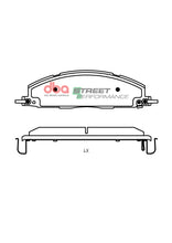 Load image into Gallery viewer, DBA 2019+ RAM 2500/3500 (DJ) 6.7L 4WD SP Performance Rear Brake Pads - DB2703SP
