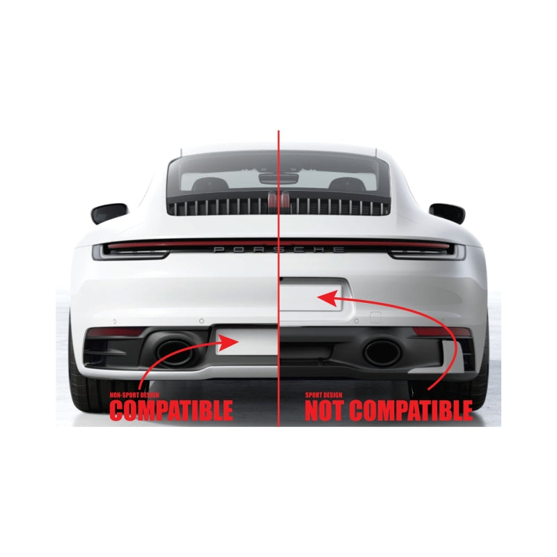 APR 20-25 Porsche 911 (992) Carbon Fiber Intercooler Ducts - IC100030