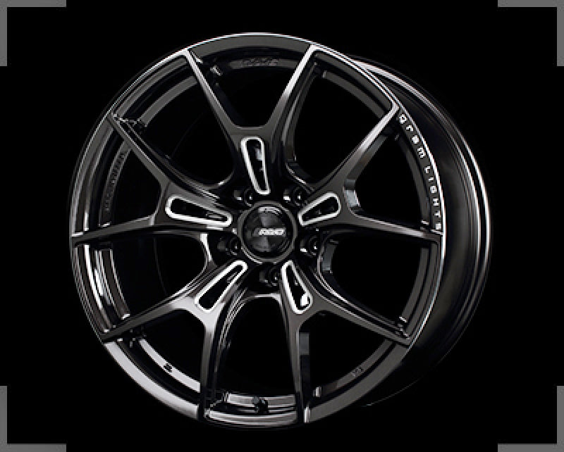 Gram Lights 57FXZ 20x9.5 +35 5x120 Super Dark Gunmetal and Machining Rim Edge DC Wheel - WGFZAX35WH8F