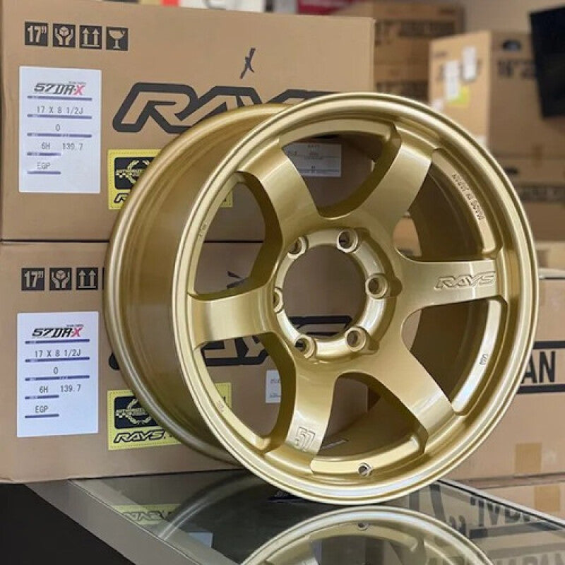 Gram Lights 57DR-X 17x8.5 +00 6x139.7 E8 Gold Wheel - WGIXP00KEGP