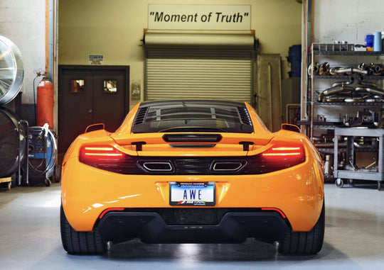 AWE Tuning McLaren MP4-12C Performance Exhaust - Machined Tips - 3010-32014
