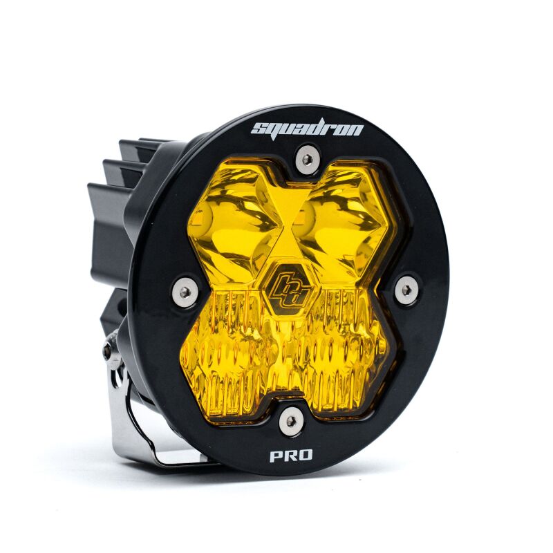 Baja Designs Squadron-R 2.0 Pro LED Driving/Combo (Single Light) - Baja Amber - 5900132