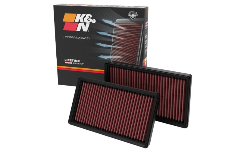 K&N BMW 760Li V12-6.0L F/I 10-15 (2 Per Box) - 33-5124