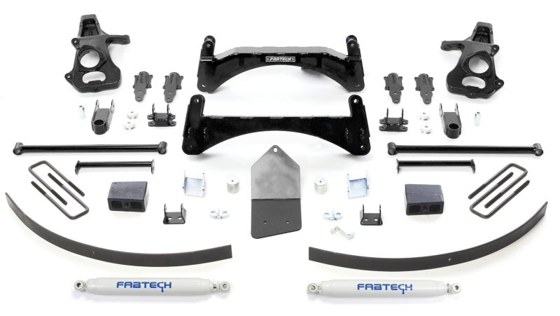 Fabtech 07-13 GM C1500 P/U w/o Autoride 2WD 6in Basic Sys w/Perf Shks - K1027