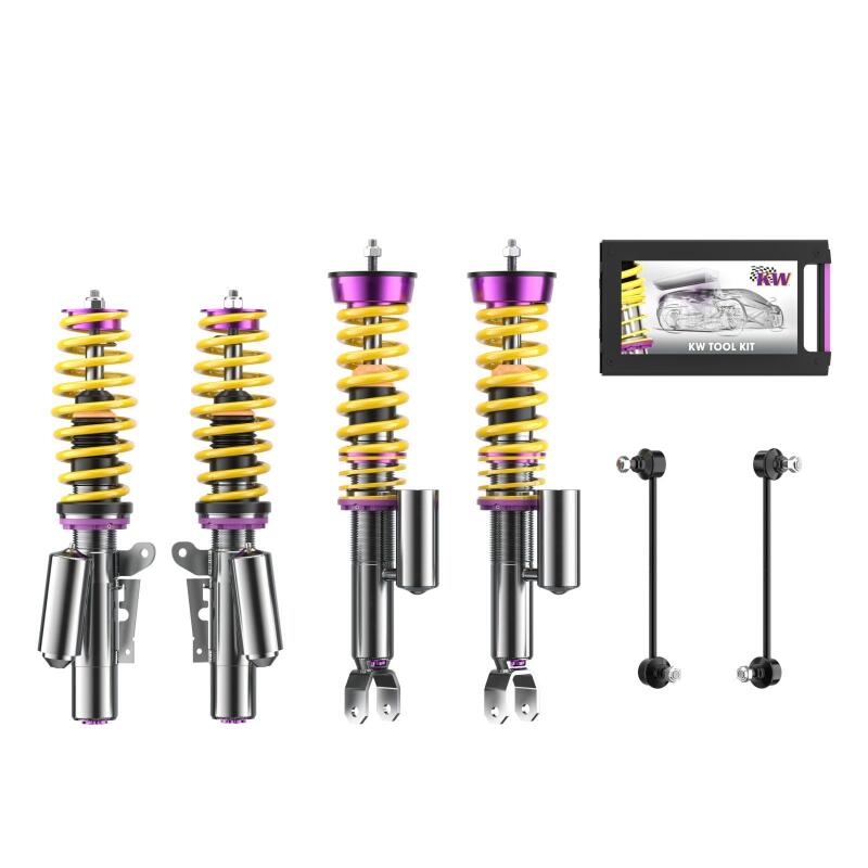 KW Coilover Kit V3 Porsche 911 (997) Turbo Coupe w/o PASM - 35271023