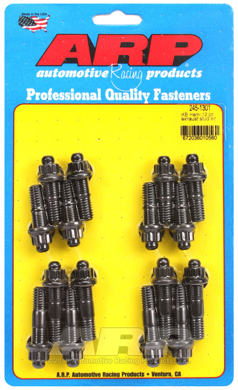 ARP KB Hemi Hex Exhaust Stud Kit - 245-1301