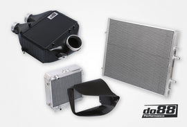 do88 15-20 BMW M3/M4 (F8X) BigPack Intercooler Kit w/Intercooler + Radiators - BIG-250-WC