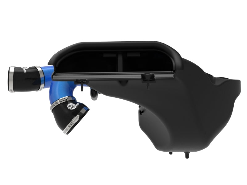 aFe 21-22 Ford F-150 Raptor V6-3.5L(tt) Momentum XP Cold Air Intake System - Blue w/ Pro 5R Filter - 50-30072RL
