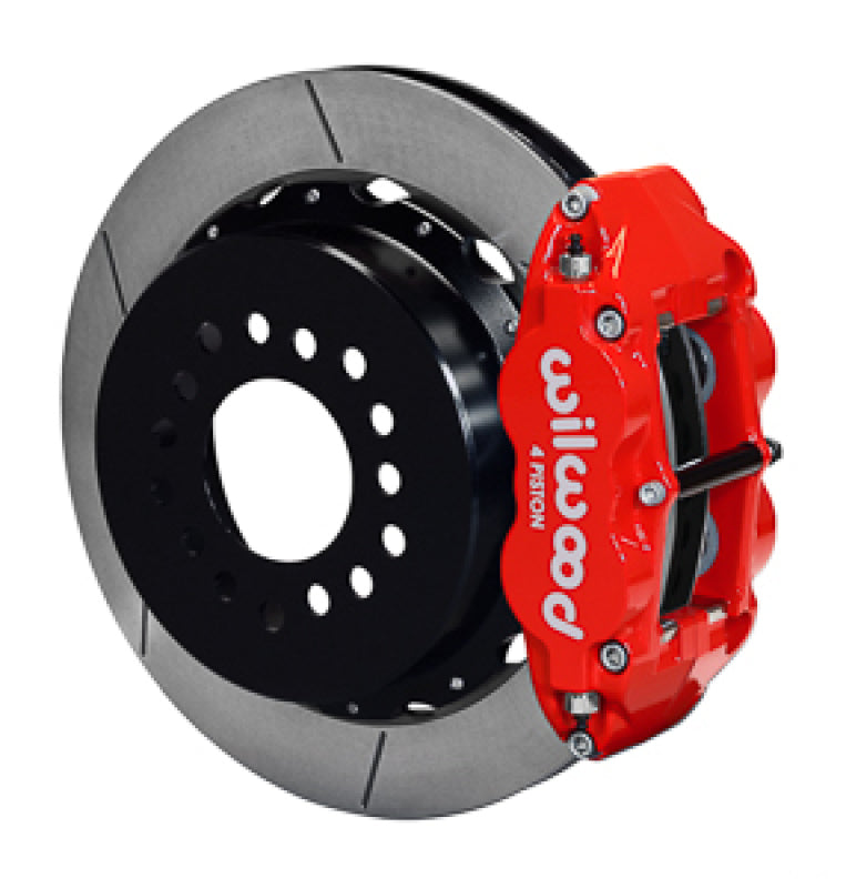 Wilwood Narrow Superlite 4R Rear Kit 14in GT Vented Rotors Red G-Body W/ 2.62in Axle Offset - 140-17659-R