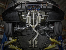 Load image into Gallery viewer, aFe Takeda 3in 304 SS Cat-Back Exhaust w/ Blue Flame Tips 2017+ Honda Civic Type R I4 2.0L (t) - 49-36616-L
