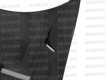 Load image into Gallery viewer, Seibon 93-02 Mazda RX7 FD3S TS Style Carbon Fiber Hood - HD9396MZRX7-TS