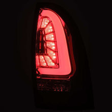 Load image into Gallery viewer, AlphaRex 05-15 Toyota Tacoma PRO-Series LED Tail Lights Jet Black - 680030