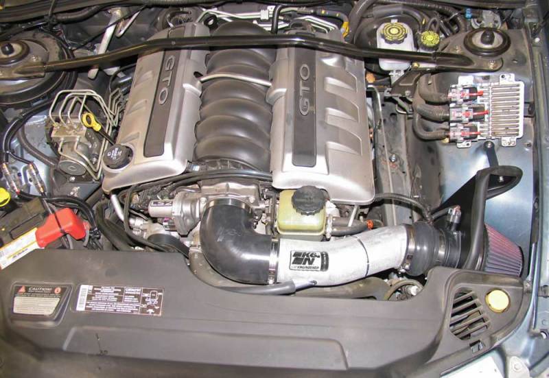 K&N 05 Pontiac GTO 6.0L Polished Typhoon Short Ram Intake - 69-7201TP