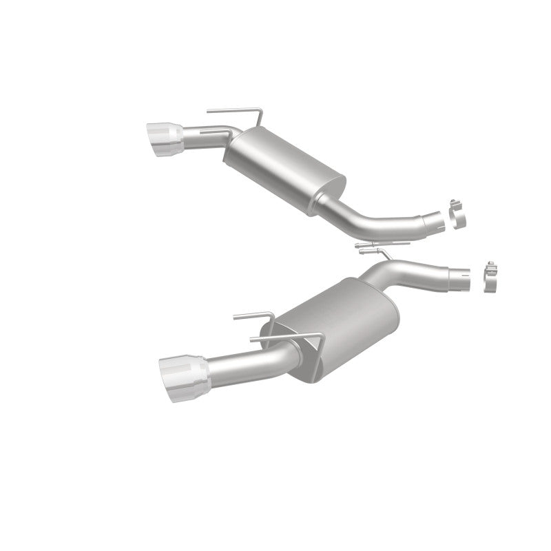 MagnaFlow Street Series Axle Back 14-15 Chevy Camaro 6.2L V8 SS Polished Dual Split Rear Exit - 19185