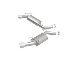 Load image into Gallery viewer, MagnaFlow Street Series Axle Back 14-15 Chevy Camaro 6.2L V8 SS Polished Dual Split Rear Exit - 19185