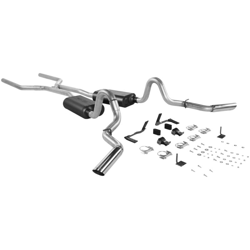 Flowmaster 64-72 Chevrolet El Camino American Thunder Crossmember-Back Exhaust System - 17120