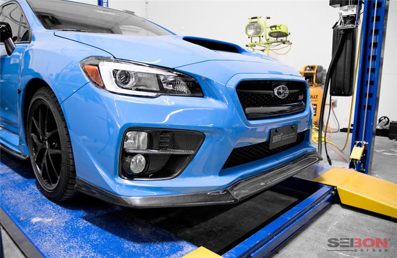 Seibon 15-17 Subaru Impreza WRX/STi Carbon Fiber Fog Light Surrounds (pair) - FLS15SBIMP