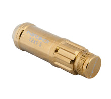 Load image into Gallery viewer, NRG 700 Series M12 X 1.5 Steel Lug Nut w/Dust Cap Cover Set 21 Pc w/Locks &amp; Socket - Chrome Gold - LN-LS700CG-21