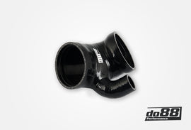 do88 01-06 BMW 330i 3.0L M54B30 (E46) Throttle Body Hose - Black - DO88-KIT220-1S