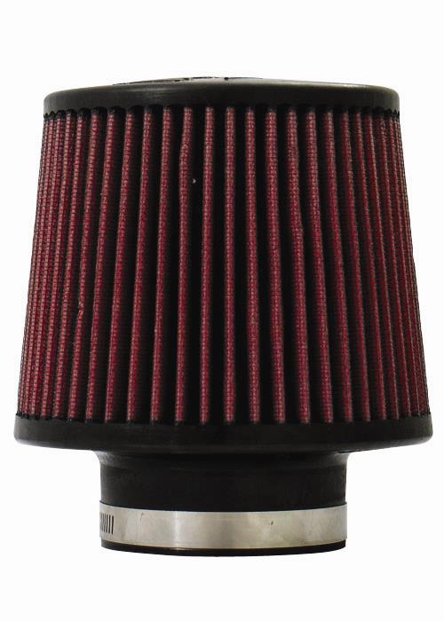 Injen High Performance Air Filter - 3.00 Black Filter 6 Base / 5 Tall / 5 Top - X-1014-BR