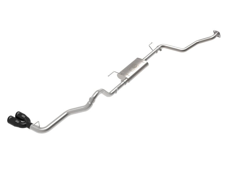 aFe 2024 Toyota Tacoma L4 2.4L Vulcan Series 2.5-3in 304 SS Steel Cat-Back Exhaust w/Black Tips - 49-36074-B