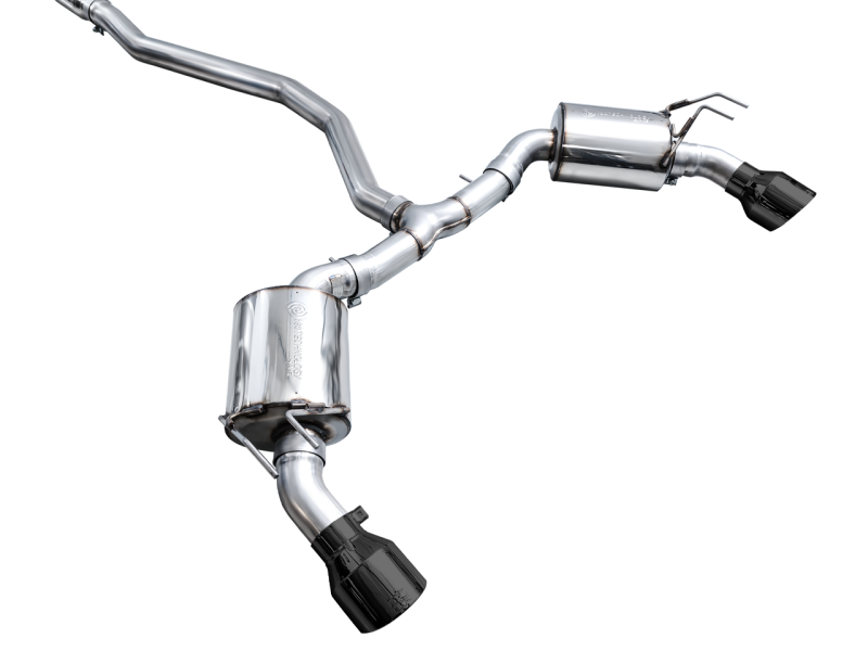 AWE Tuning 22+ Honda Civic Si/Acura Integra Touring Edition Catback Exhaust - Dual Diamond Black Tip - 3015-33331