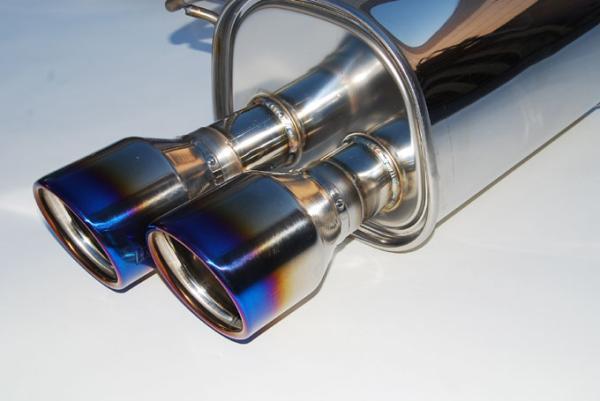 Invidia 11+ STI/WRX Sedan Only 76mm Q300 Titanium Tip Cat-back Exhaust - HS11STIG3T