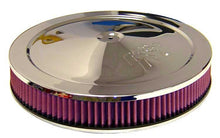 Load image into Gallery viewer, K&amp;N 14in Red Custom Air Cleaner Assembly - 5.125in ID x 14in OD x 3.87in H - 60-1263