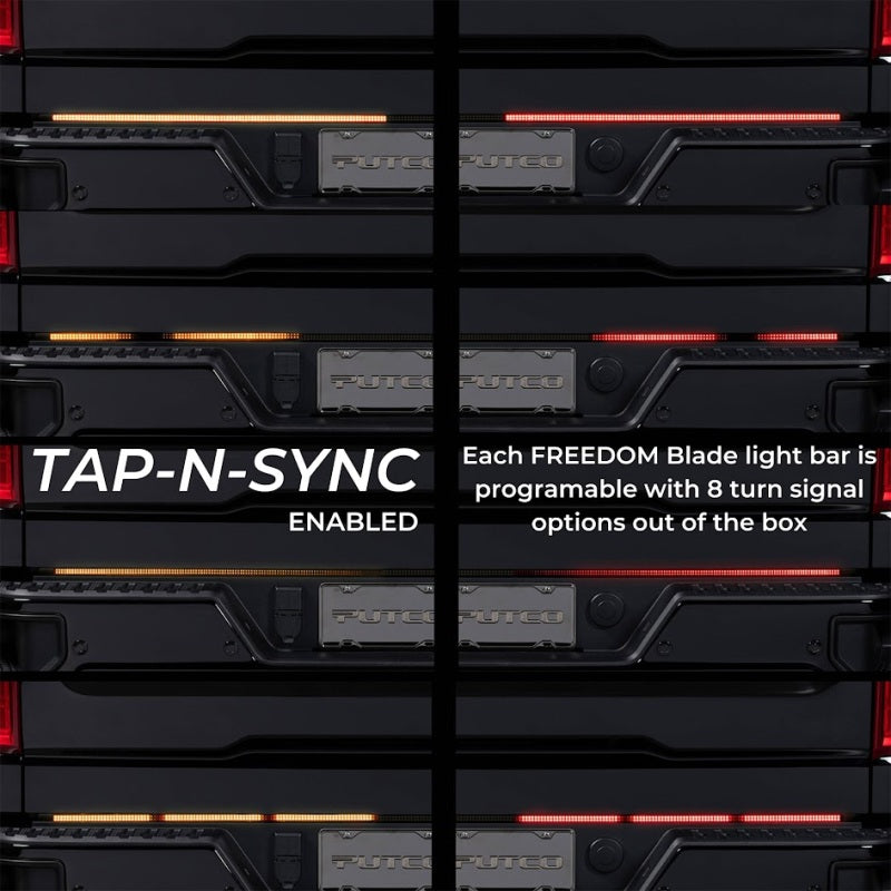 Putco 2024+ Ford F150 w/Factory LED Tail Light 60in Direct Fit Blade Tailgate Light Bar - 760060-37