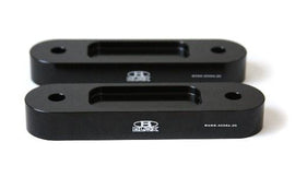 BLOX Honda S2000 Racing Front 20mm Thick Spacer Bump Steer Kit - Black (Lowered 1in and more) - BXSS-20354-20-BK