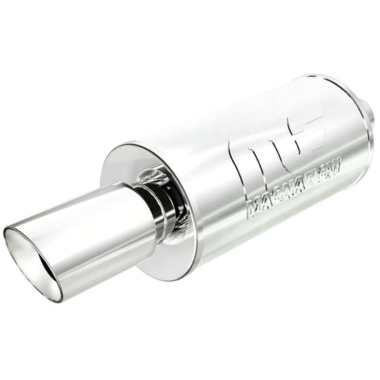 MagnaFlow Muffler W/Tip Mag SS 14X7X7 2.25/4. - 14826