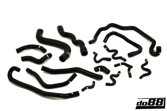 do88 SAAB 9-3 2.8t V6 2006- Coolant Hoses Black - DO88-KIT98S