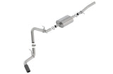 Borla 2019 Silv/Sierra C/B Exhaust S-Type 1500 5.3L V8 2DR REG. CAB, STD. BED WB 126 Blk Chrome Tip - 140805BC