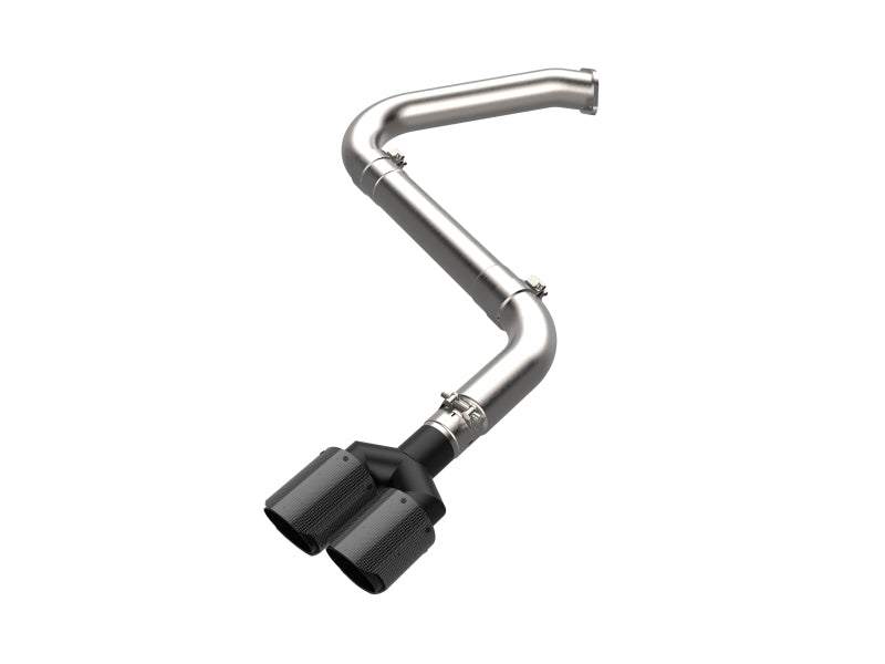 aFe Takeda Axle-Back Exhaust System Hyundai Elantra N Line 21-25 L4-1.6L- Carbon Fiber Tip - 49-37045-C