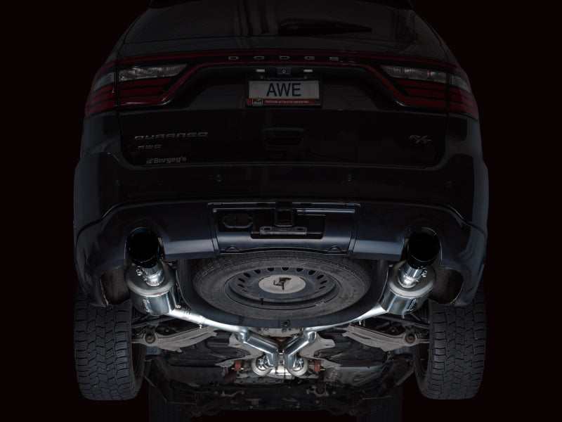 AWE Tuning 11-24 Dodge Durango 5.7L Touring Edition Exhaust w/ Diamond Black Tips - 3015-33575