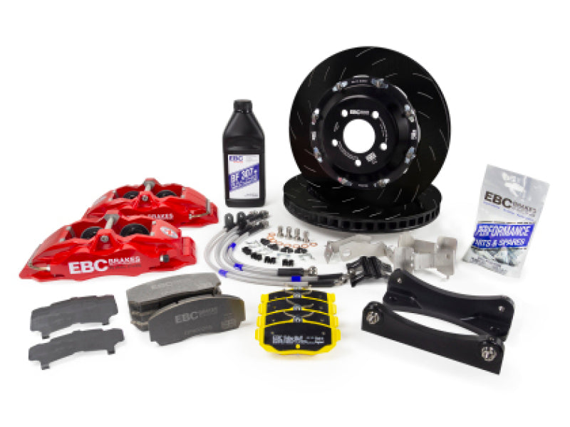 EBC Racing Volkswagen ID Buzz Red Apollo-6 Calipers 355mm Rotors Front Big Brake Kit - BBK062RED-1