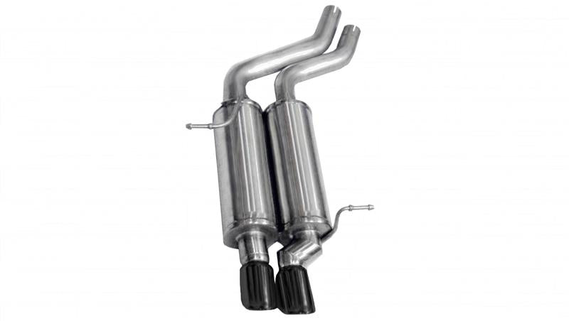 Corsa 2001-2006 BMW 325i/ci Convertible E46 Black Sport Axle-Back Exhaust - 14559BLK