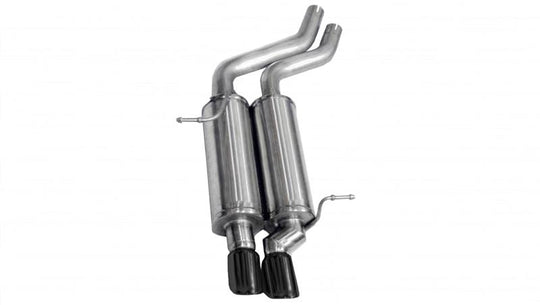 Corsa 2001-2006 BMW 325i/ci Convertible E46 Black Sport Axle-Back Exhaust - 14559BLK
