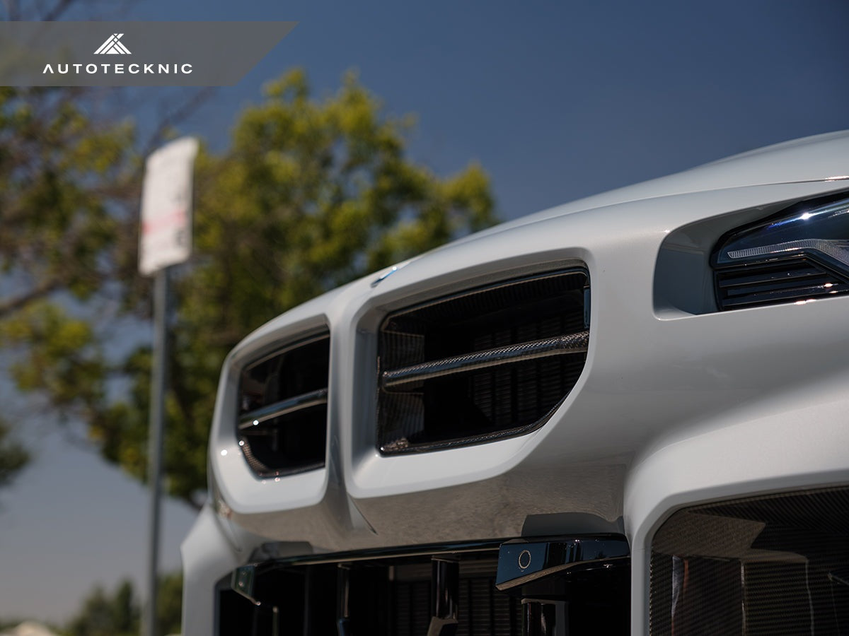 AutoTecknic Dry Carbon Motorsport Front Grille - BMW G87 M2