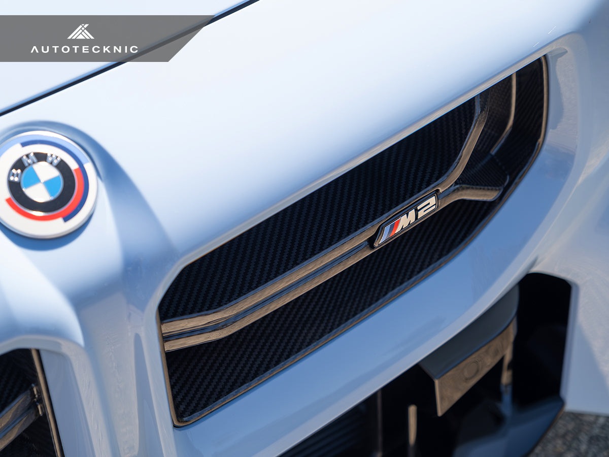 AutoTecknic Dry Carbon Corsa Front Grille - BMW G87 M2