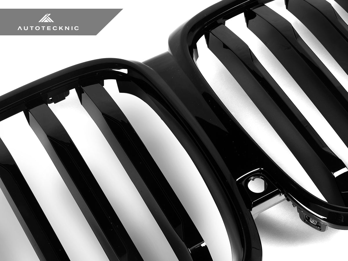 AutoTecknic Gloss Black Front Grille - BMW G05 X5 LCI