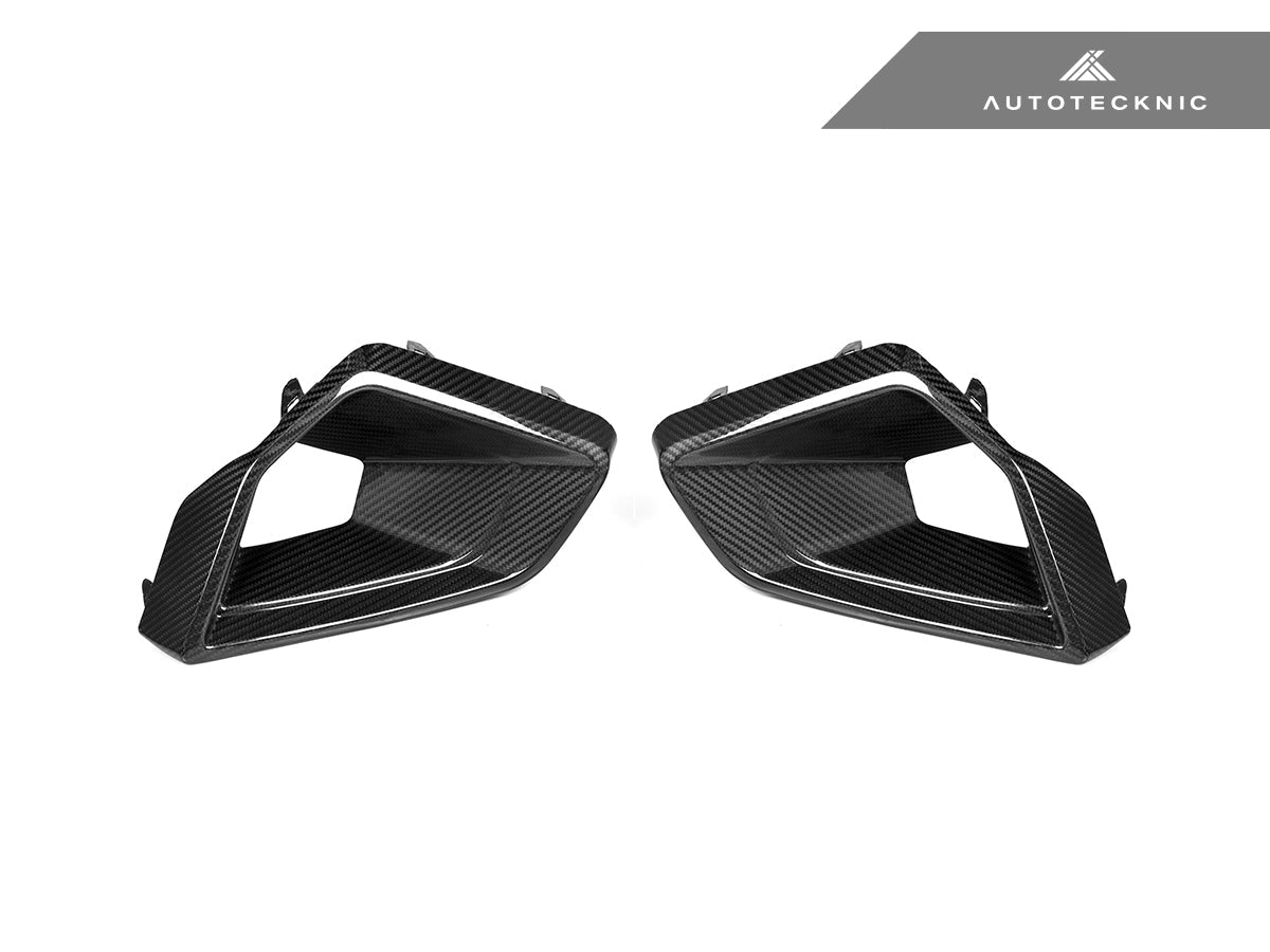 AutoTecknic Carbon Fiber Front Bumper Air Vent Set - BMW G05 X5 M-Sport LCI