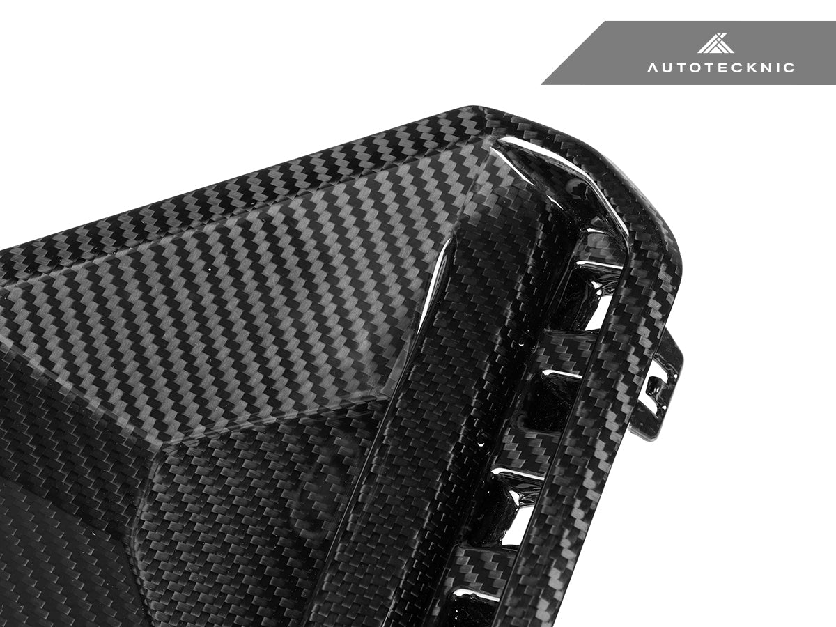 AutoTecknic Dry Carbon Rear Bumper Reflector Trim Set - BMW G87 M2