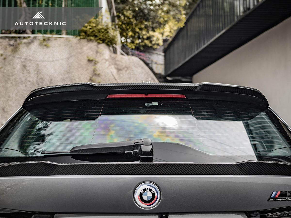 AutoTecknic Dry Carbon Roof Spoiler Add-On - BMW G81 M3